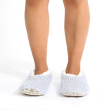 Sploshies - Women's Extra Large Metallic Grey  Foot Covering Slipper