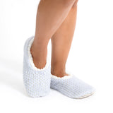Sploshies - Women's Extra Large Metallic Grey  Foot Covering Slipper