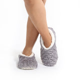 Sploshies - Women's Small Petals Grey  Foot Covering Slipper