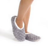 Sploshies - Women's Large Petals Grey  Foot Covering Slipper