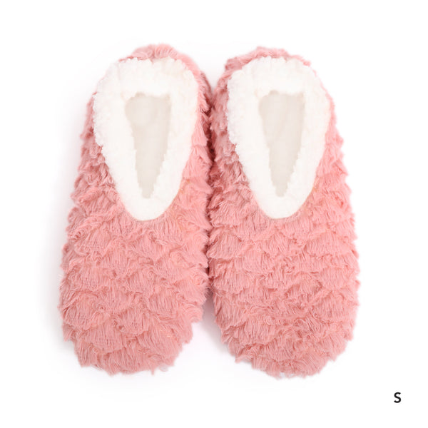 Sploshies - Women's Extra Large Petals Pink  Foot Covering Slipper