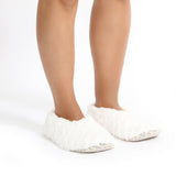 Sploshies - Women's Small Petals White  Foot Covering Slipper