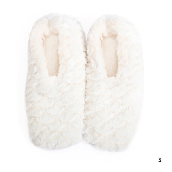Sploshies - Women's Extra Large Petals White  Foot Covering Slipper