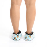 Sploshies - Women's Extra Large Velvet Dog  Foot Covering Slipper