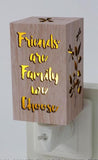 Friend We Choose Wood Night Light