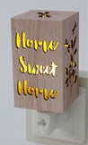 Home Sweet Home Wood Night Light