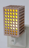 Screen Of Dots Wood Night Light