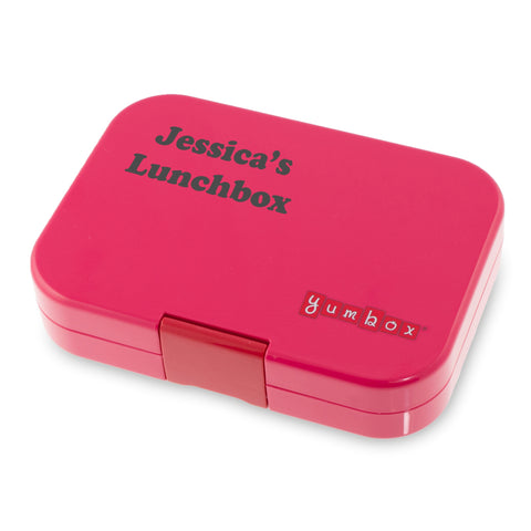 PERSONALISED LUNCHBOX - YUMBOX BENTO ORIGINAL TRIBECA PINK