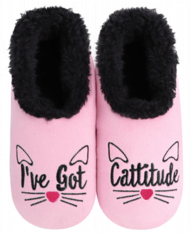 Slumbies - Women's Small Cattitude Foot Covering