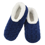 Slumbies - Women's Large Jeweltone Chenille Blue Foot Covering