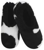 Slumbies - Women's Medium Moo Black Foot Covering