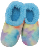 Slumbies - Women's Large Pastel Swirl Dye Blue Foot Covering