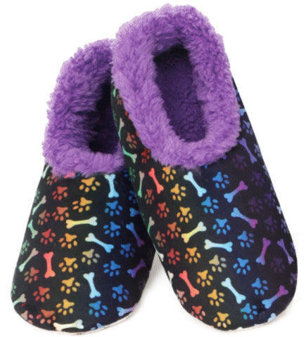 Slumbies - Women's Small Paws Print Foot Covering