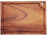 Personalised Engraved Acacia Wood Chopping Board Gift For Couple With Hearts