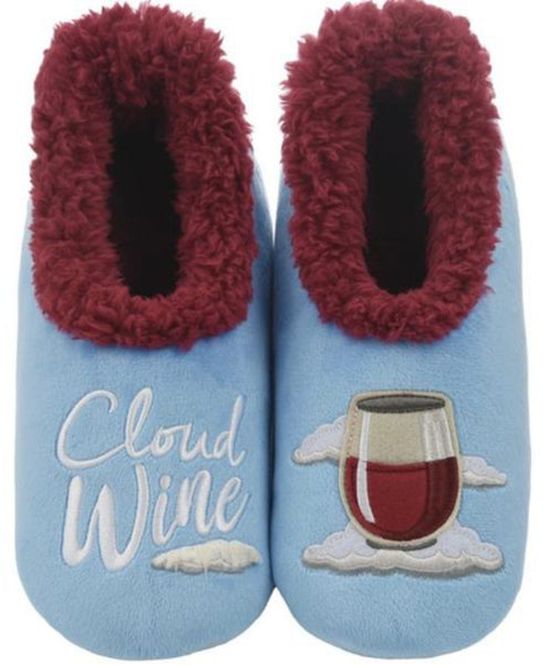 Slumbies - Women's Small Simply Pairables Cloud Wine Foot Covering