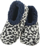 Slumbies - Women's Medium Wild Assortment White Leopard Foot Covering