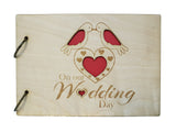 Wedding Guest Book With Two Love Birds