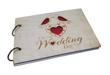 Wedding Guest Book With Two Love Birds