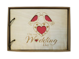 Wedding Guest Book With Two Love Birds